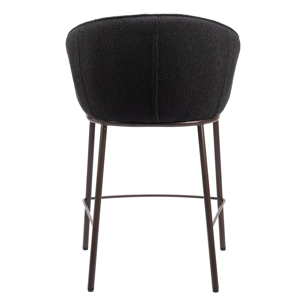 Essen Counter Stool Black & Bronze. Picture 4