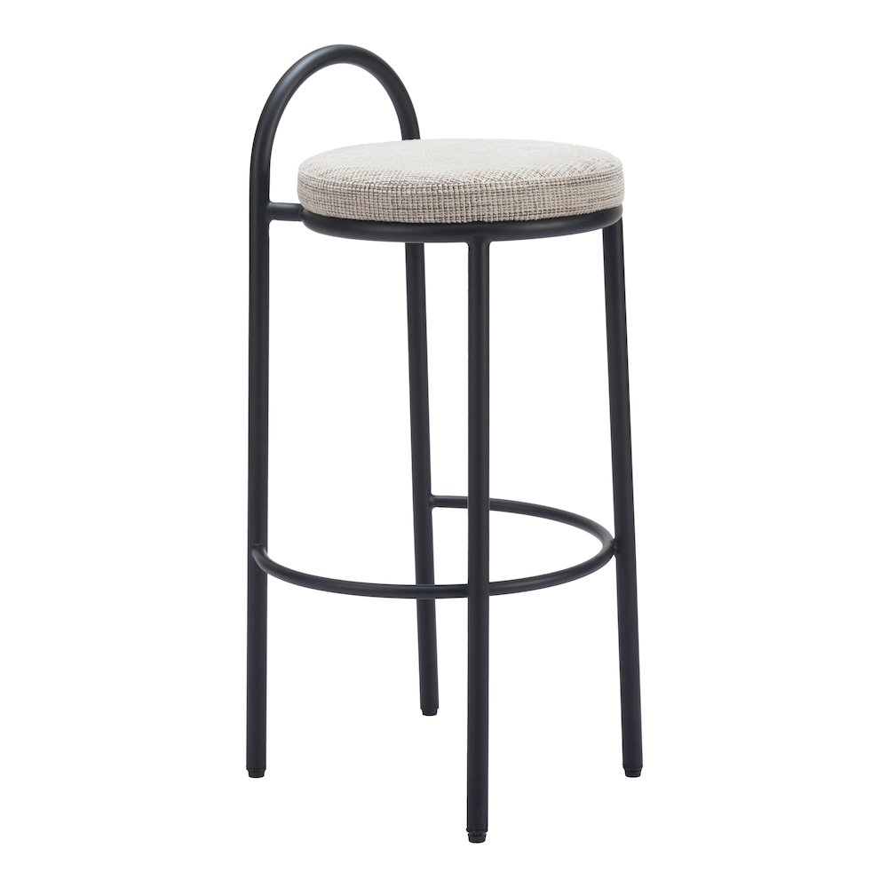 Sisal Barstool (Set of 2) Beige Tweed. Picture 10
