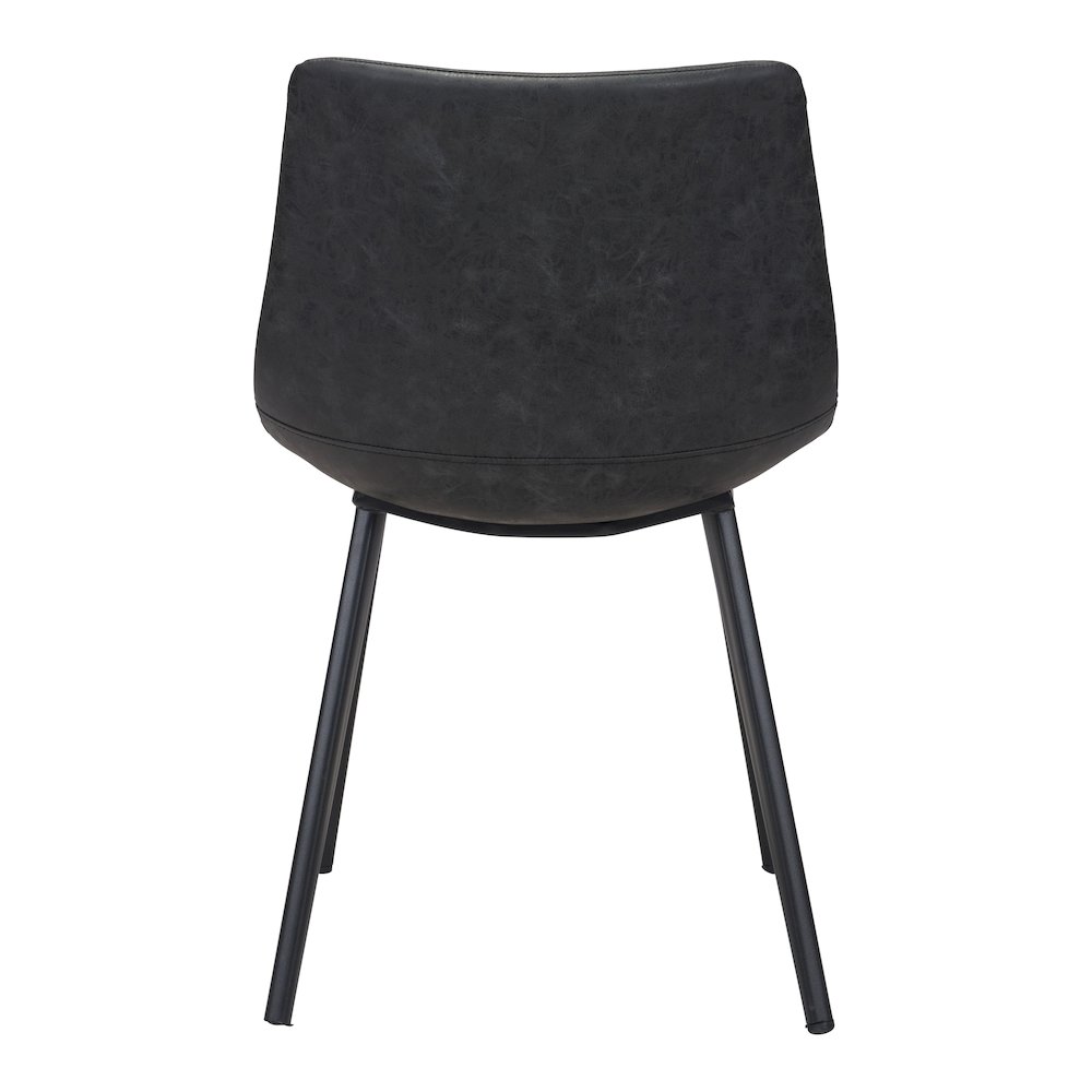 Daniel Dining Chair (Set of 2) Vintage Black. Picture 4