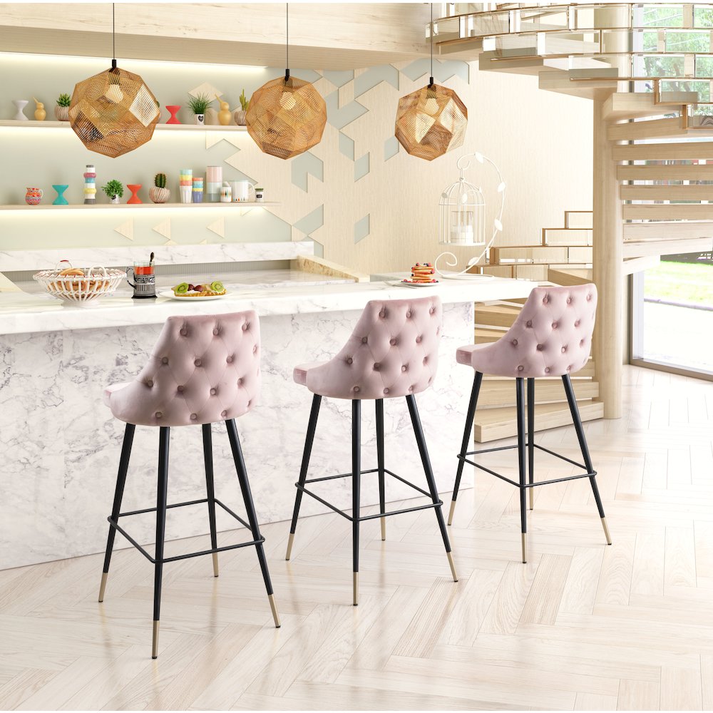 Piccolo Barstool Pink. Picture 7