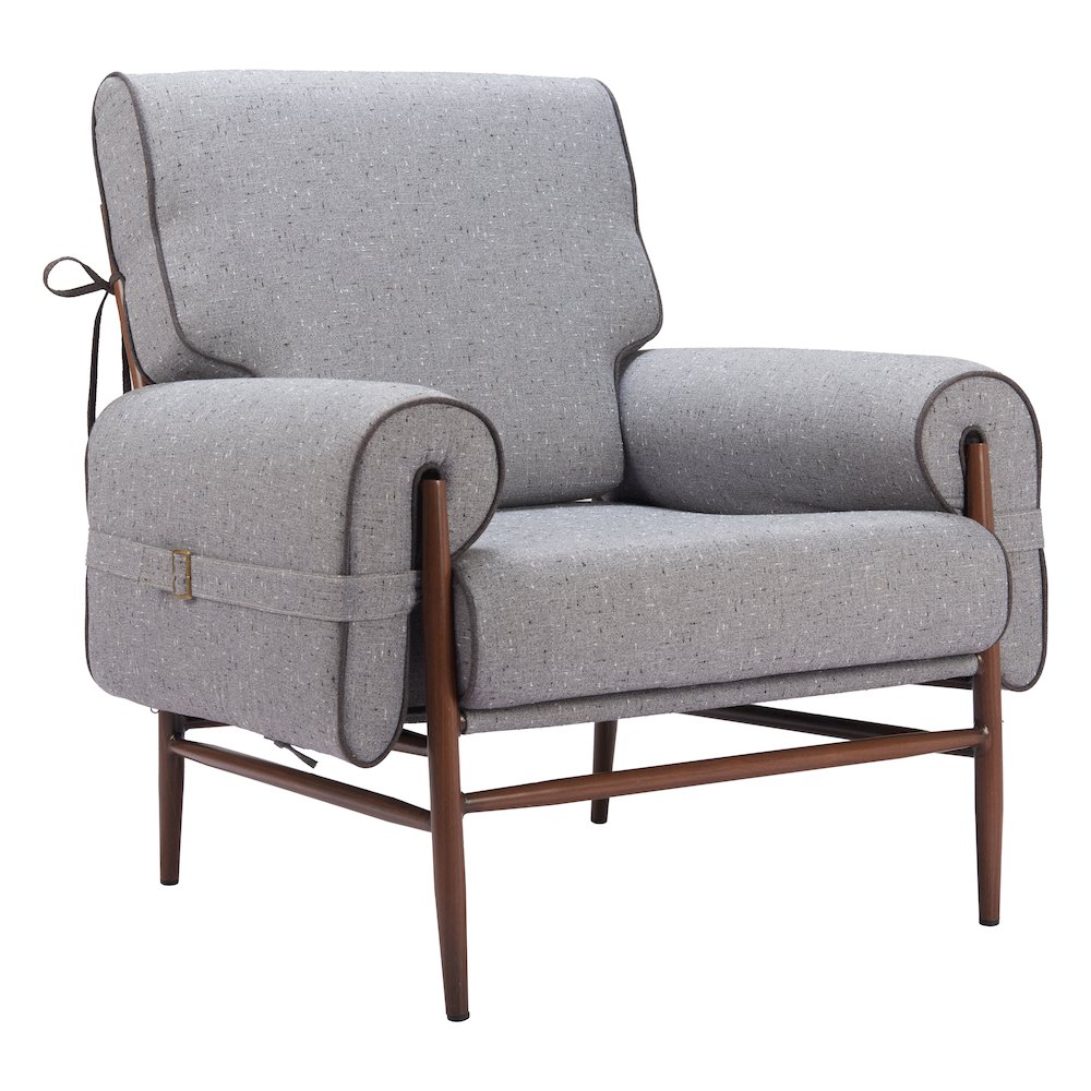 Klem Accent Chair Gray. Picture 1