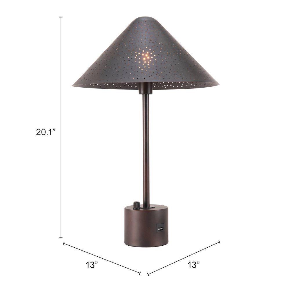Cardo Table Lamp Bronze. Picture 7