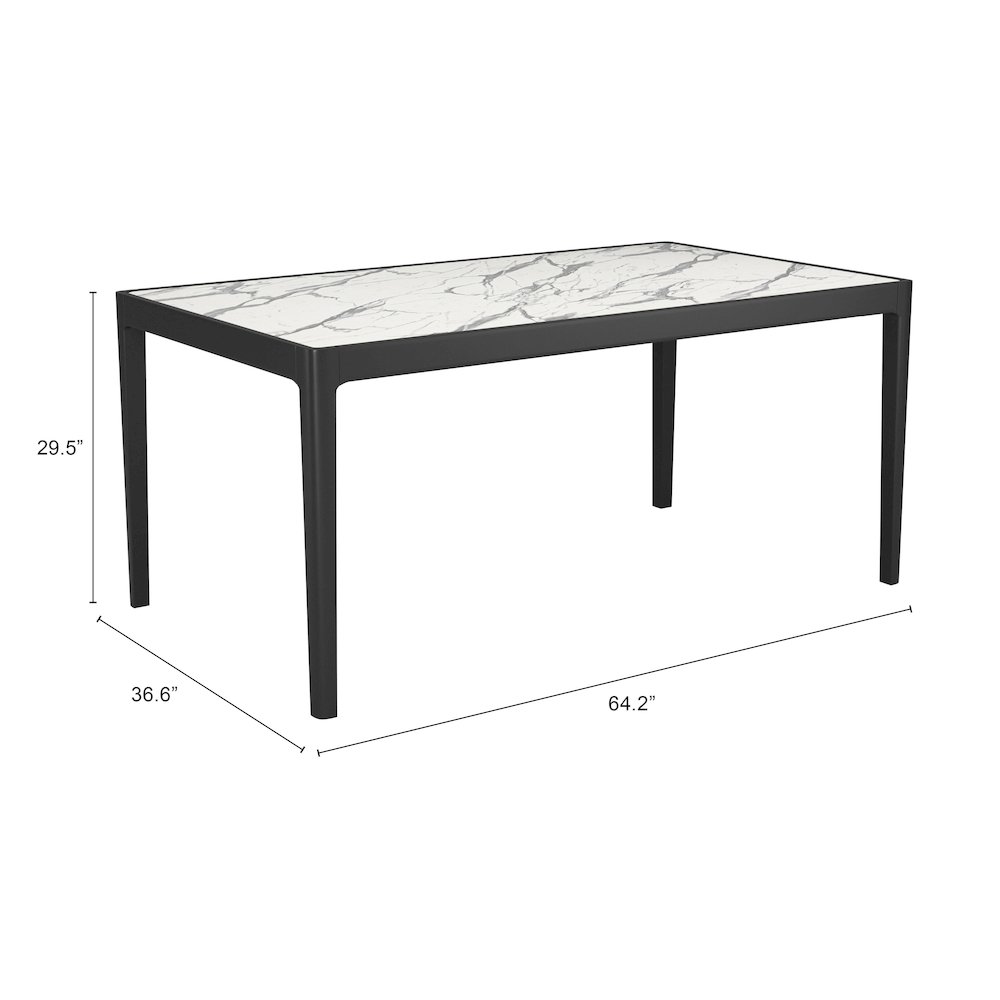 Tokai Dining Table White. Picture 7