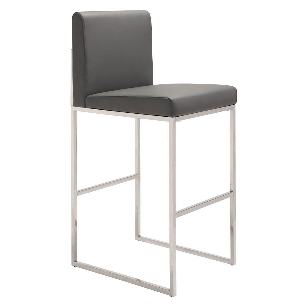 Genoa Barstool Gray. Picture 1
