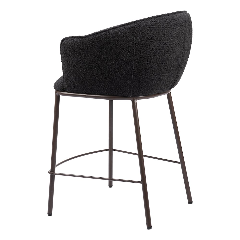 Essen Counter Stool Black & Bronze. Picture 5