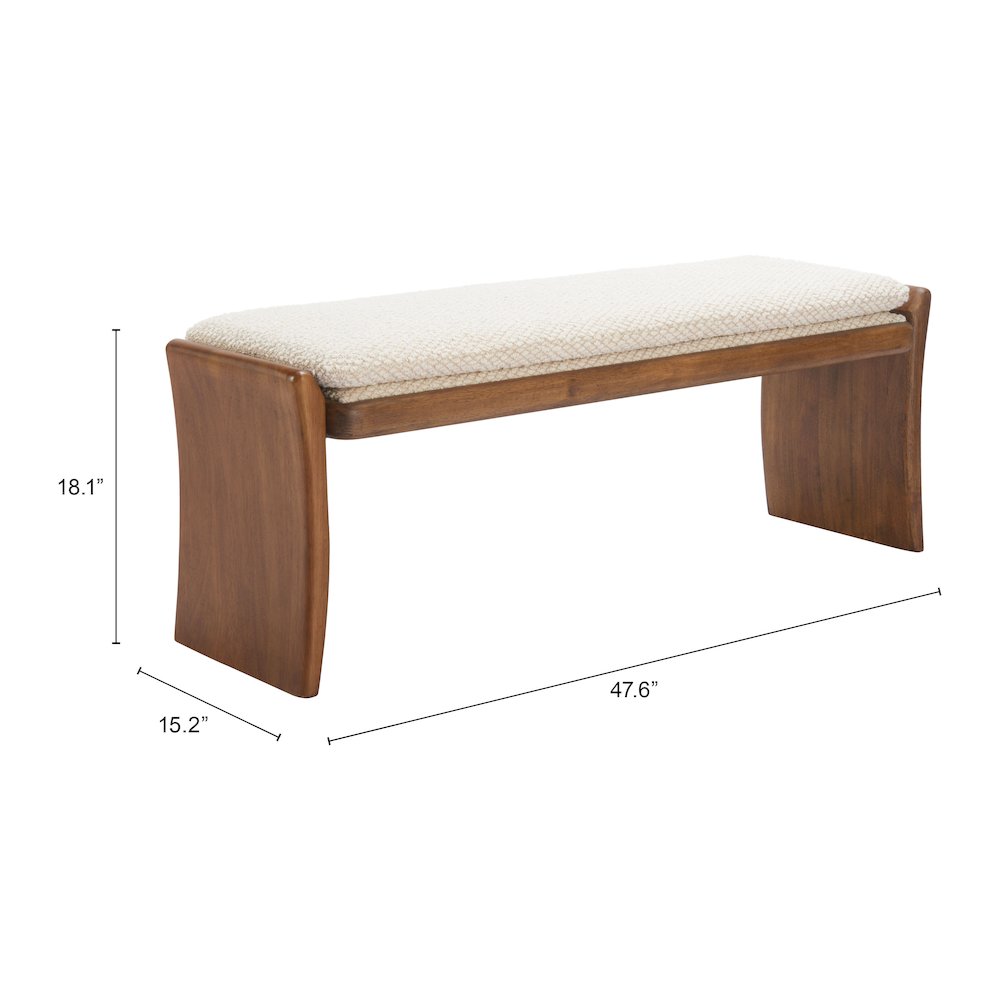 Lafa Bench Beige. Picture 8