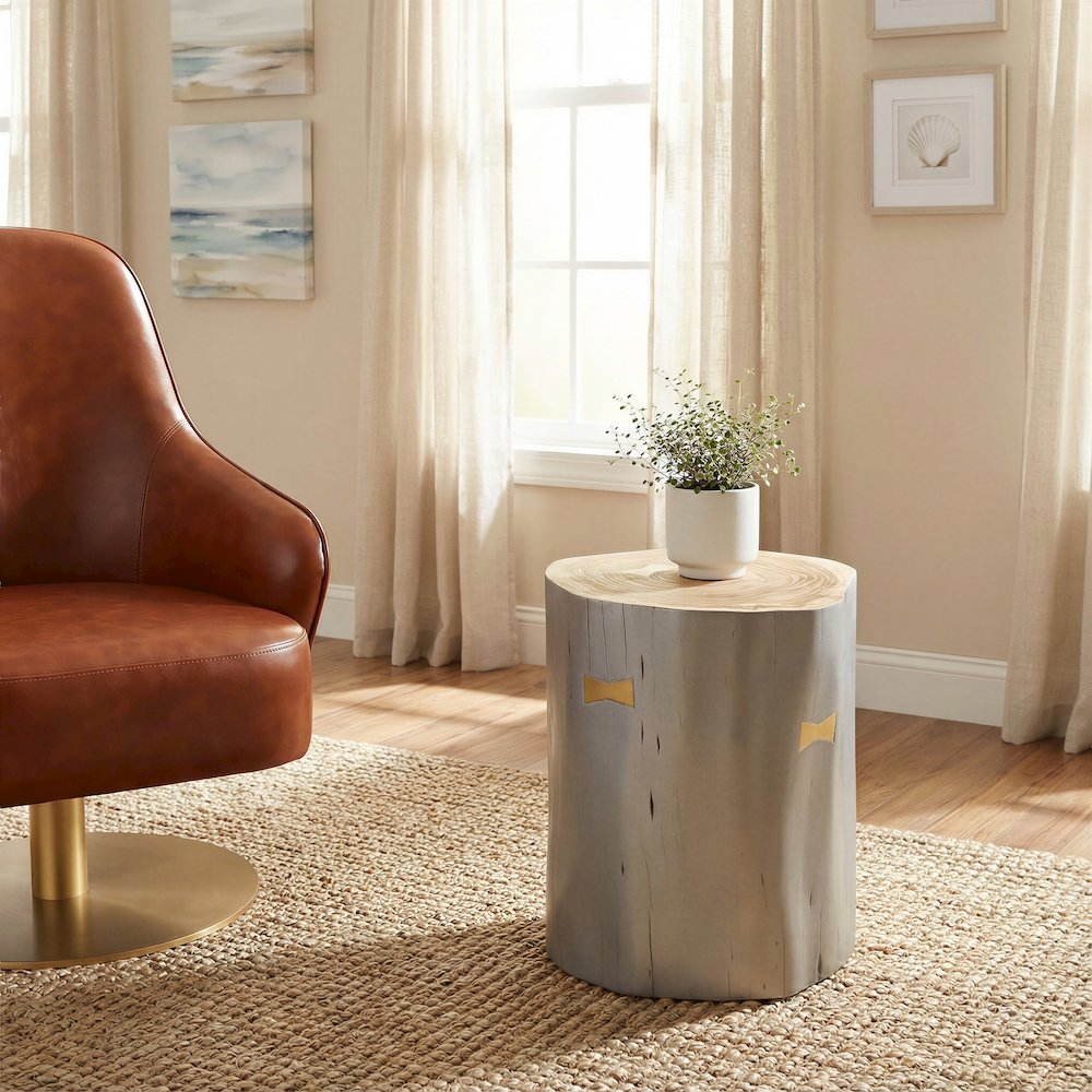 Sugra End Table Gray. Picture 2