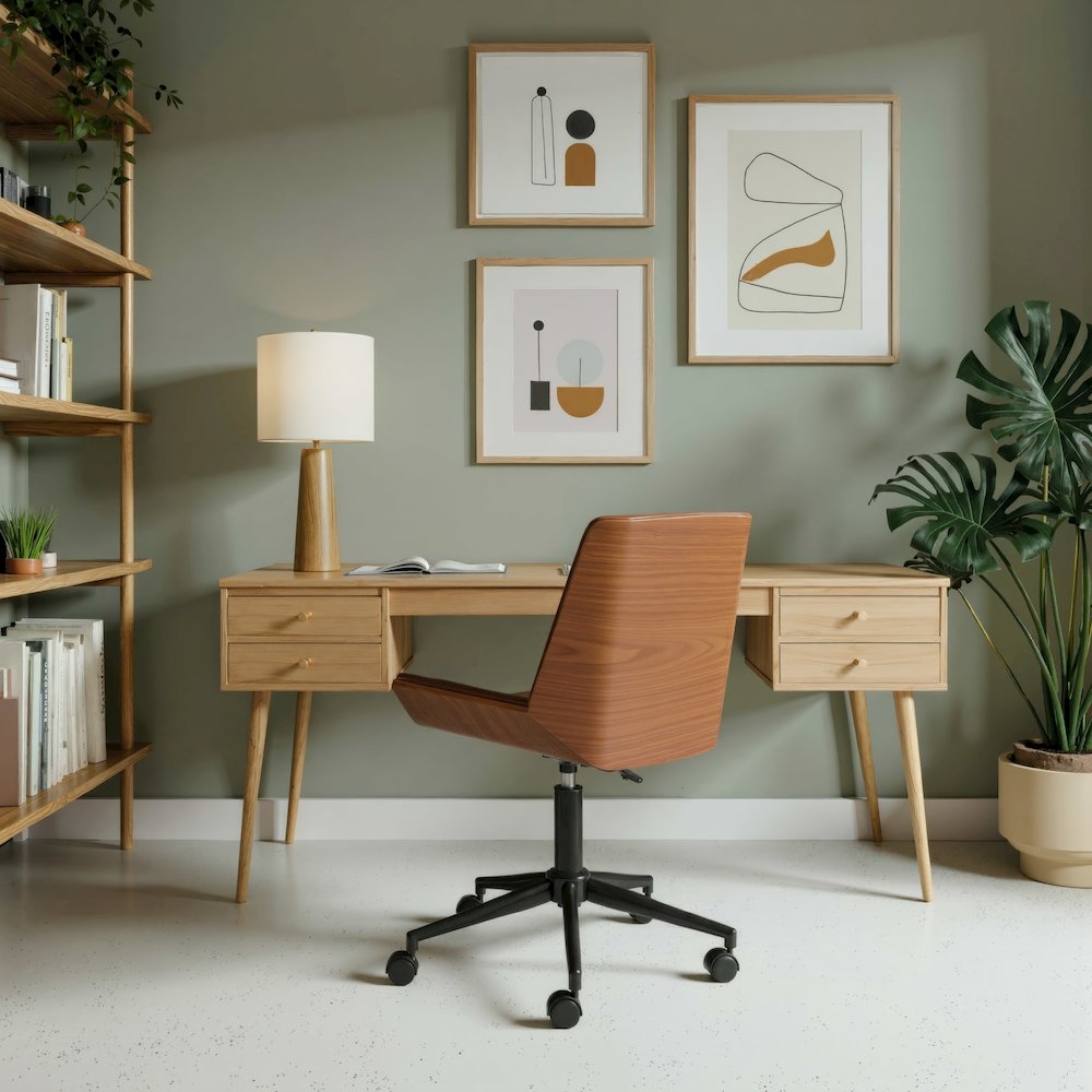 Maker Office Chair Brown. Picture 10