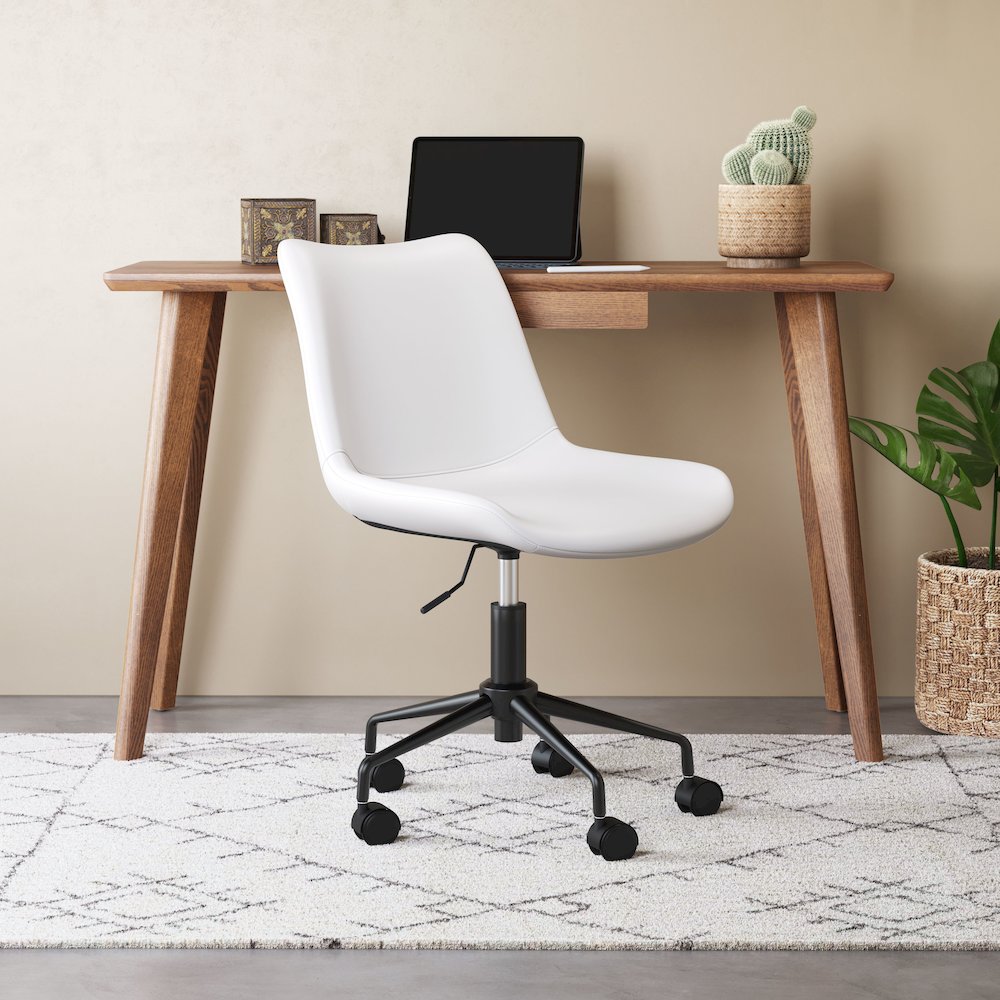Byron Office Chair White. Picture 8