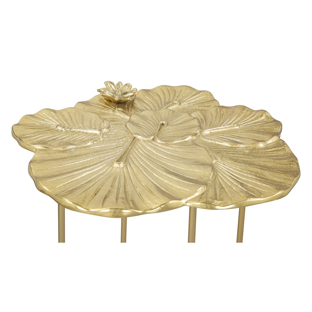 Lotus Side Table Gold. Picture 6