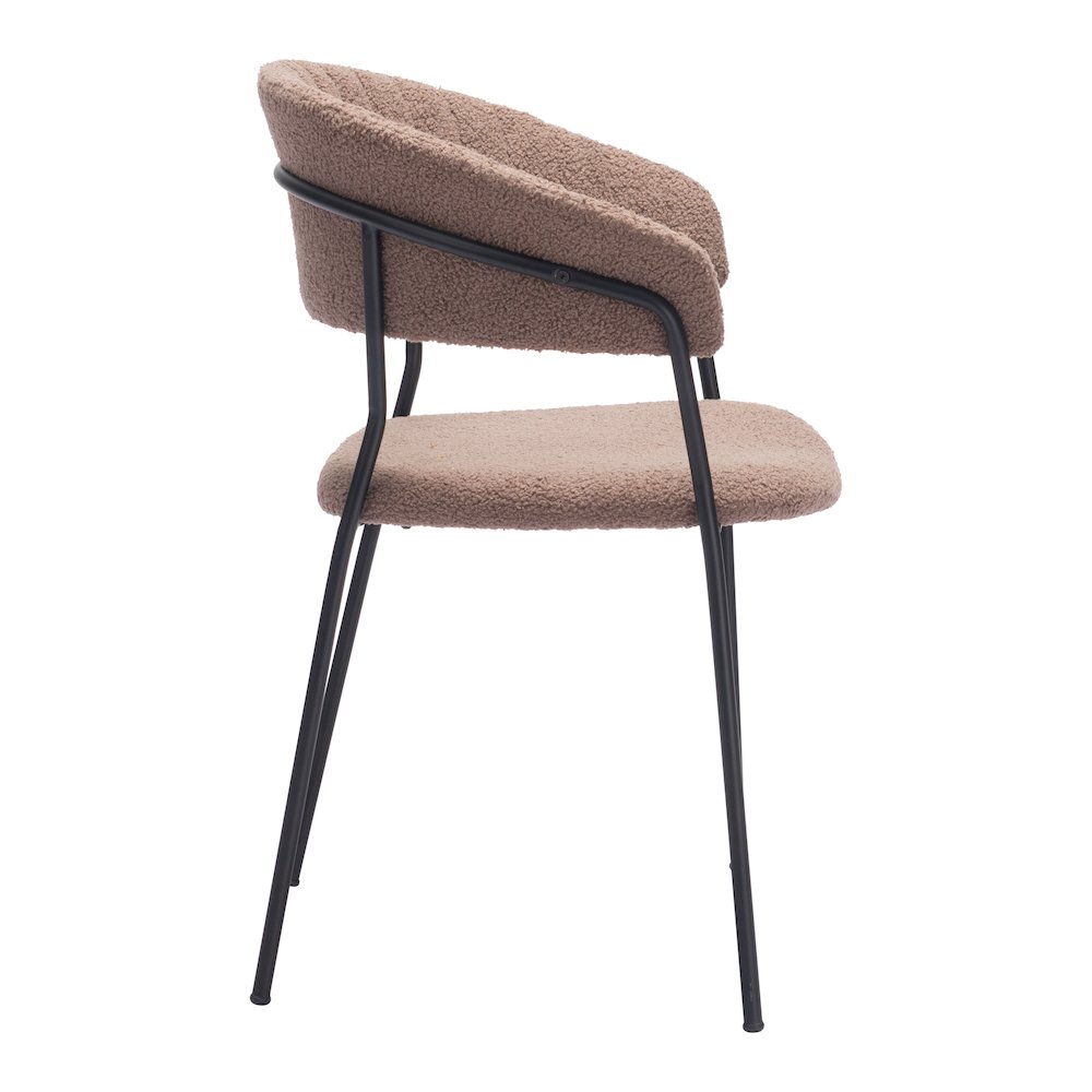 Josephine Dining Chair (Set of 2) Brown. Picture 2