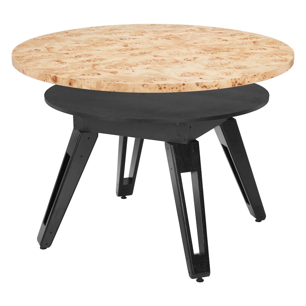 Burl 2 in 1 Table Natural. Picture 4