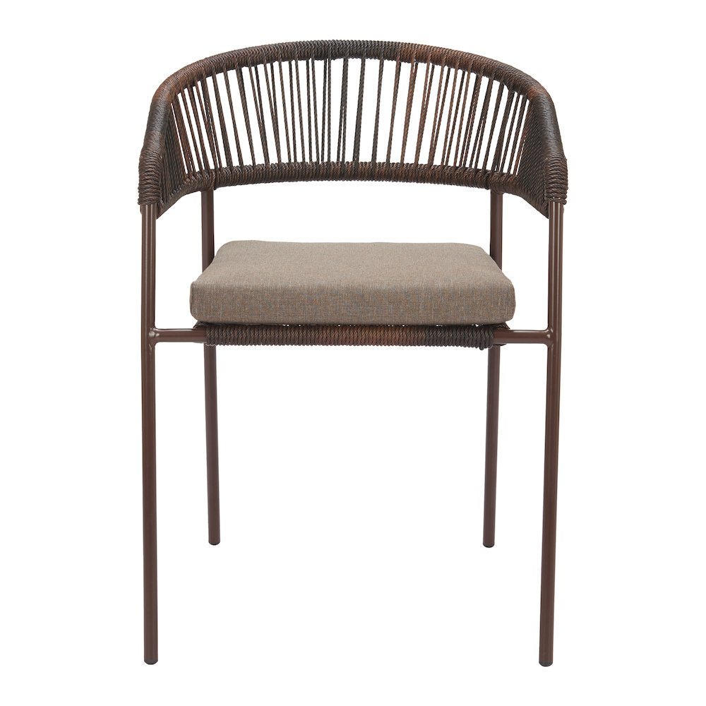 Skye Dining Chair (Set of 2) Brown. Picture 3