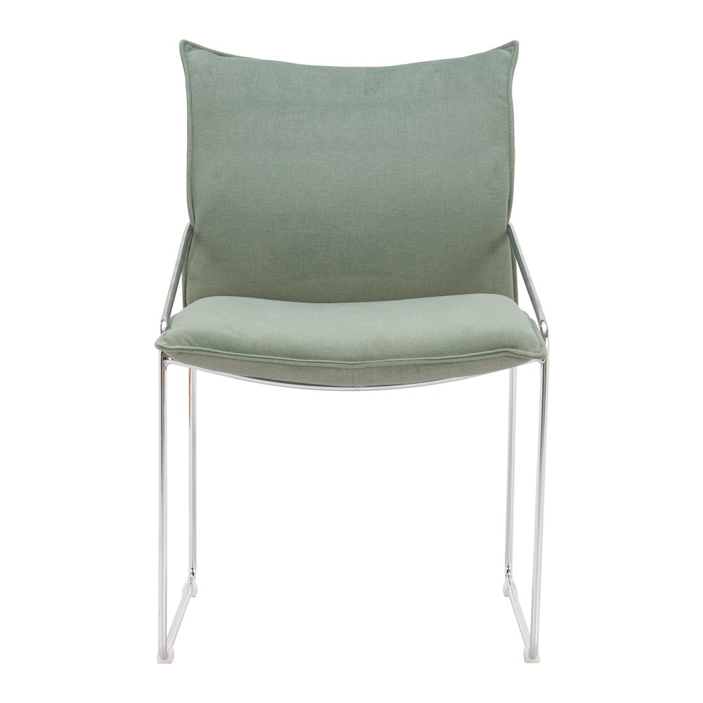 Pola Dining Chair (Set of 2) Green. Picture 3