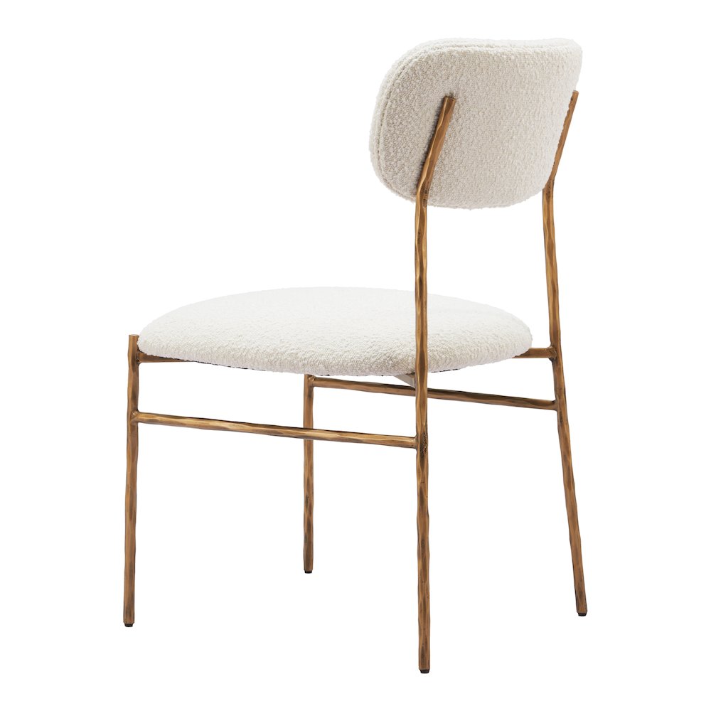 Sydhavnen Dining Chair Cream & Gold. Picture 5