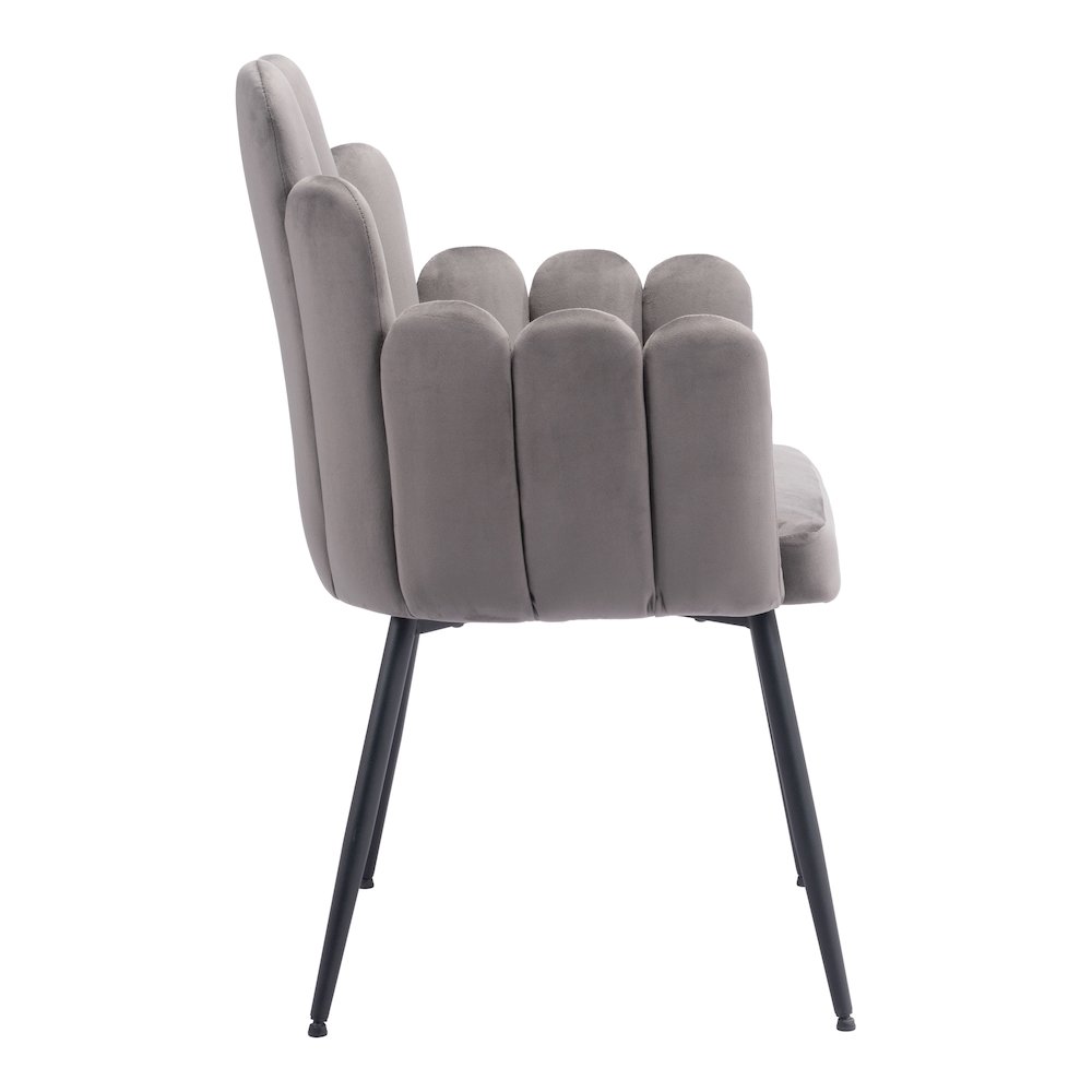 Noosa Dining Chair (Set of 2) Gray. Picture 2