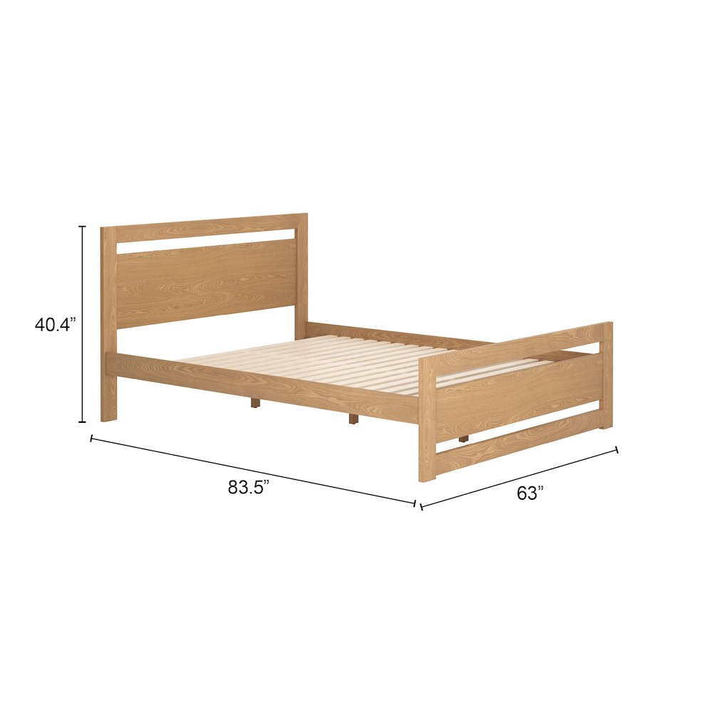 Repos Queen Bed Brown. Picture 7