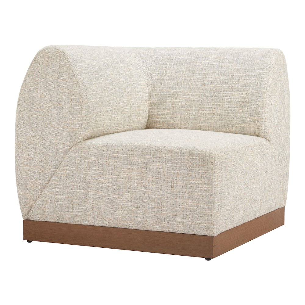 Christy Corner Chair Beige. Picture 11