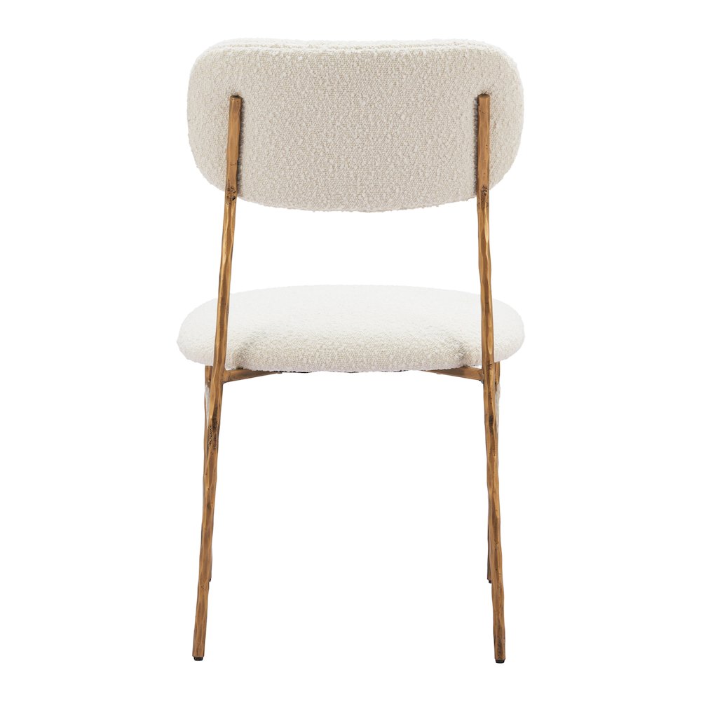 Sydhavnen Dining Chair Cream & Gold. Picture 4