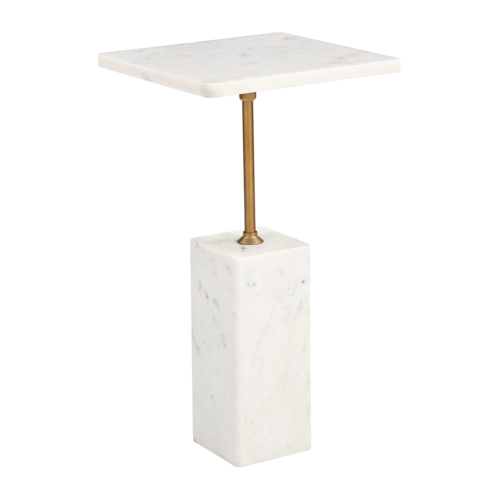 Naht Side Table White. Picture 4