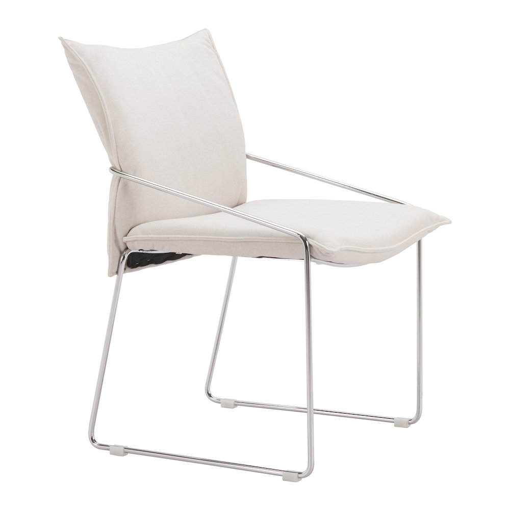 Pola Dining Chair (Set of 2) White. Picture 1