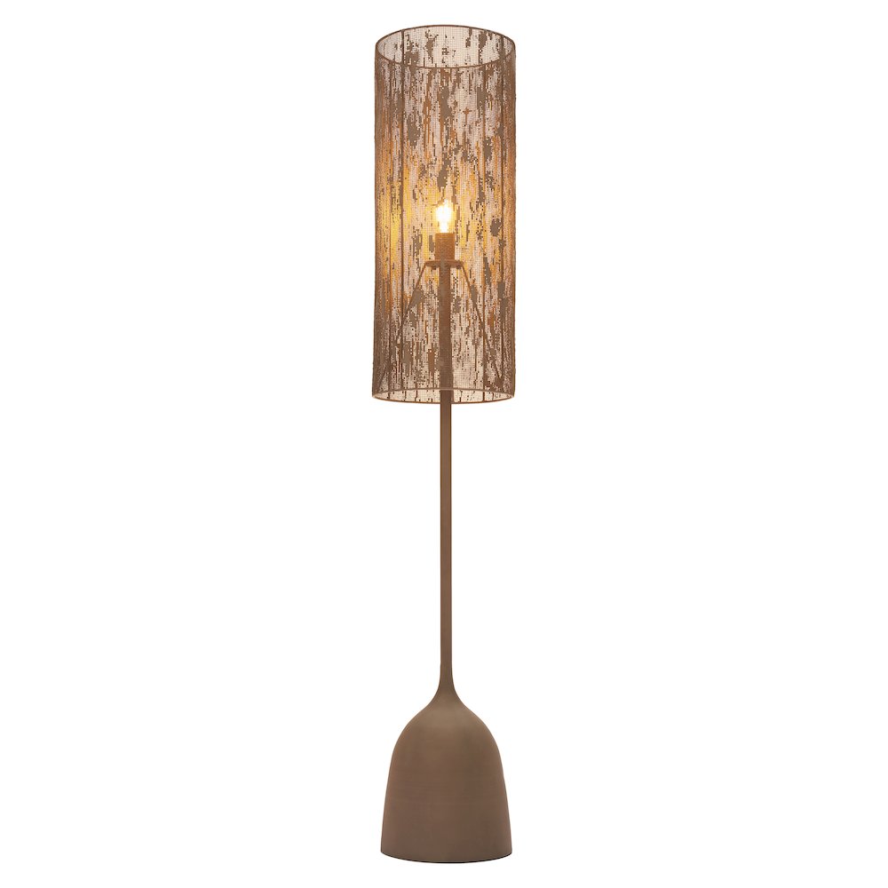 Buff Floor Lamp Taupe. Picture 6