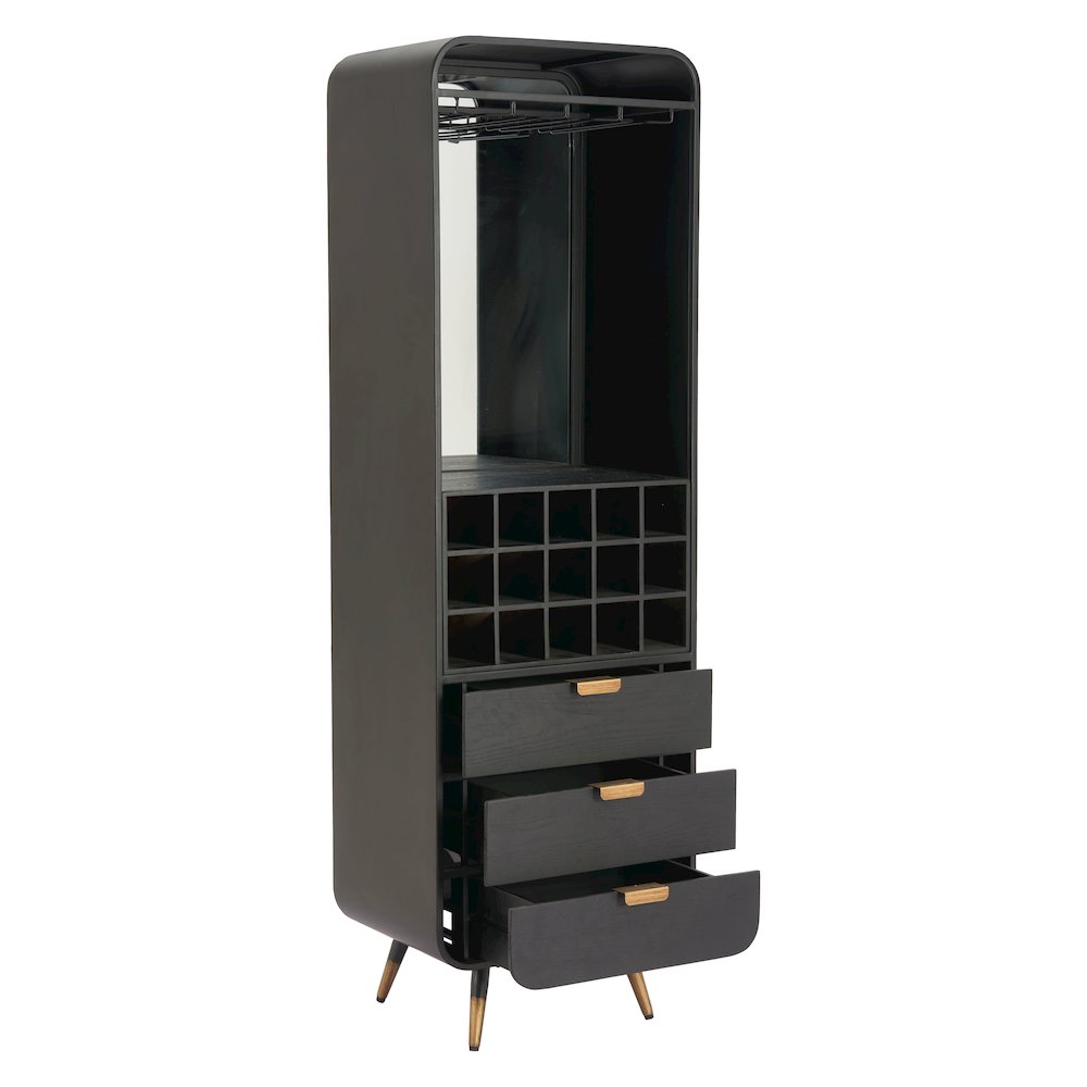 Magara Bar Cabinet Black. Picture 9