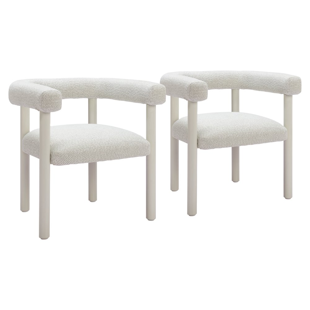 Sunbath Dining Chair (Set of 2) White. Picture 6