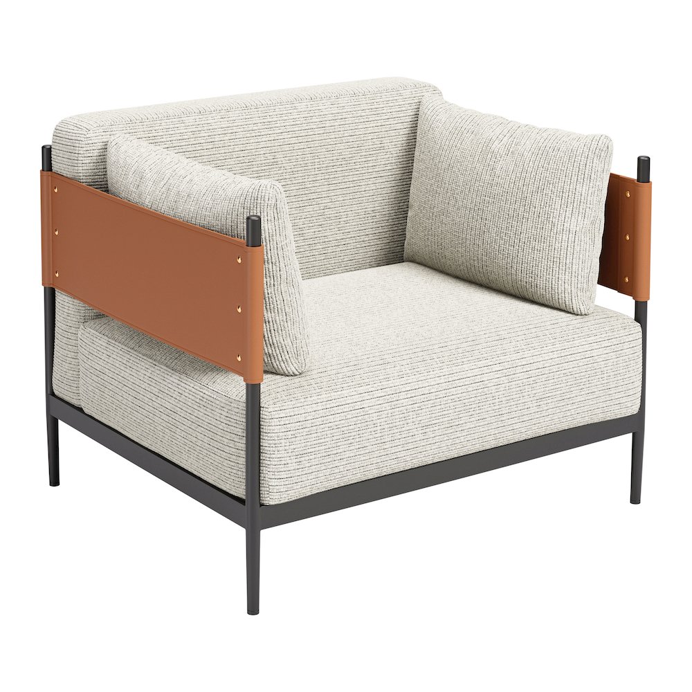 Stirbe Armchair Gray. Picture 10