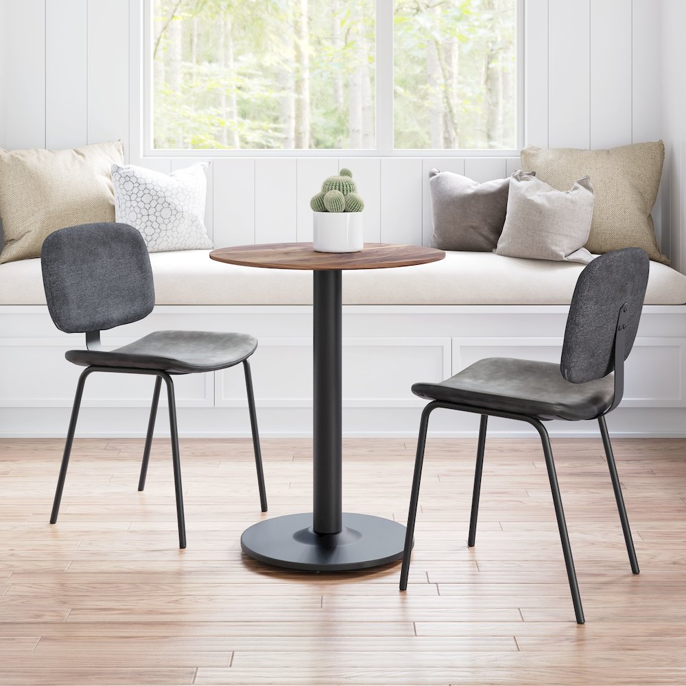 Alto Bistro Table Brown & Black. Picture 9