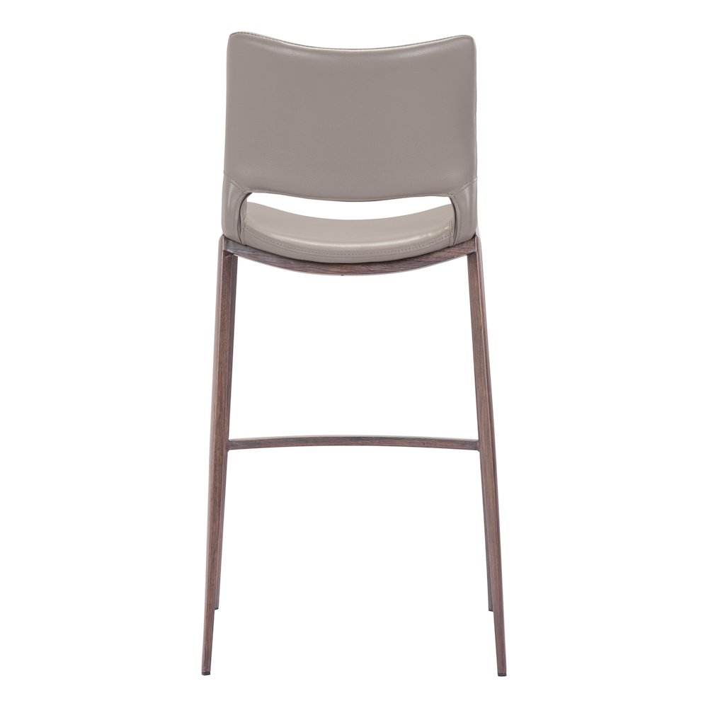 Ace Barstool (Set of 2) Brown & Walnut. Picture 4