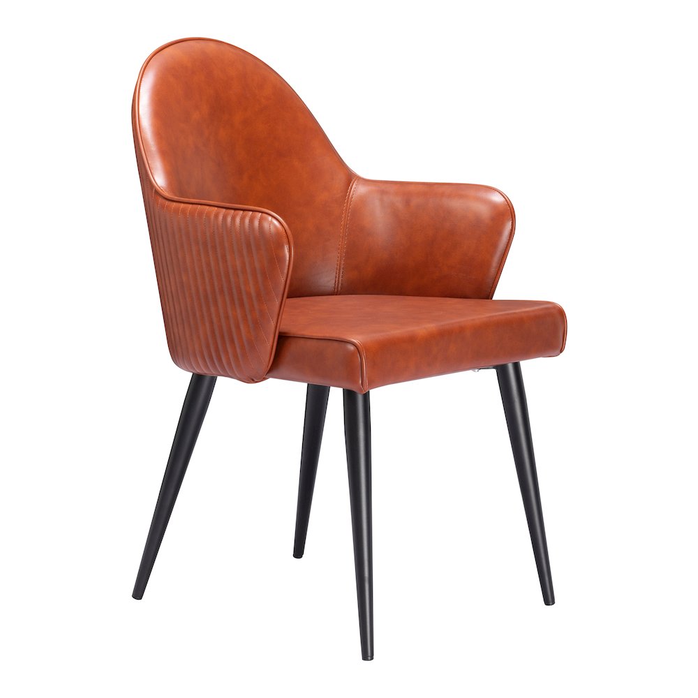 Silloth Dining Chair Brown. Picture 1