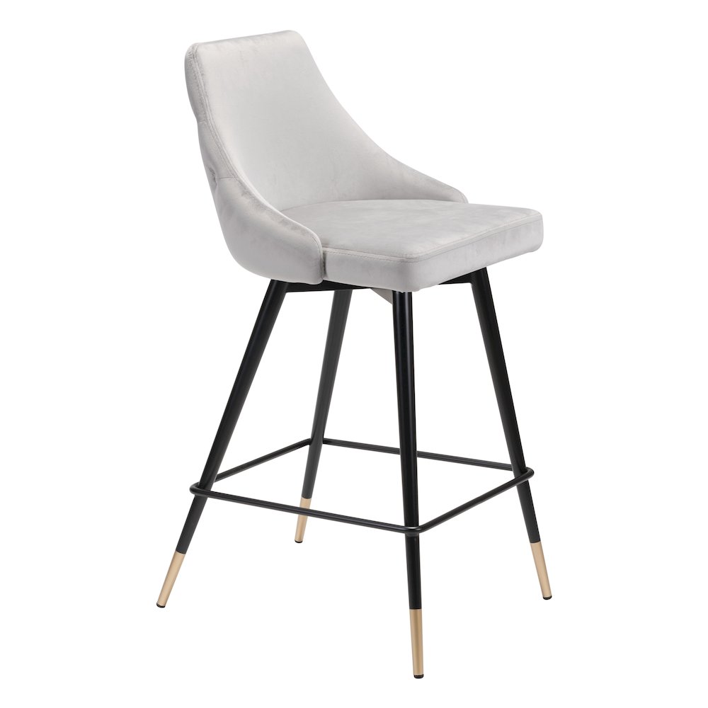 Piccolo Counter Stool Gray. Picture 1