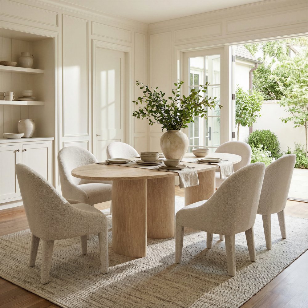 Domo Dining Chair Ivory. Picture 2