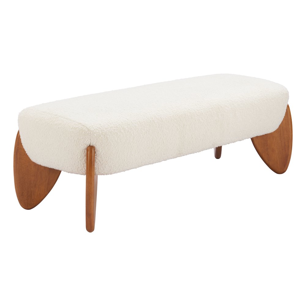 Charm Bench Ivory. Picture 4