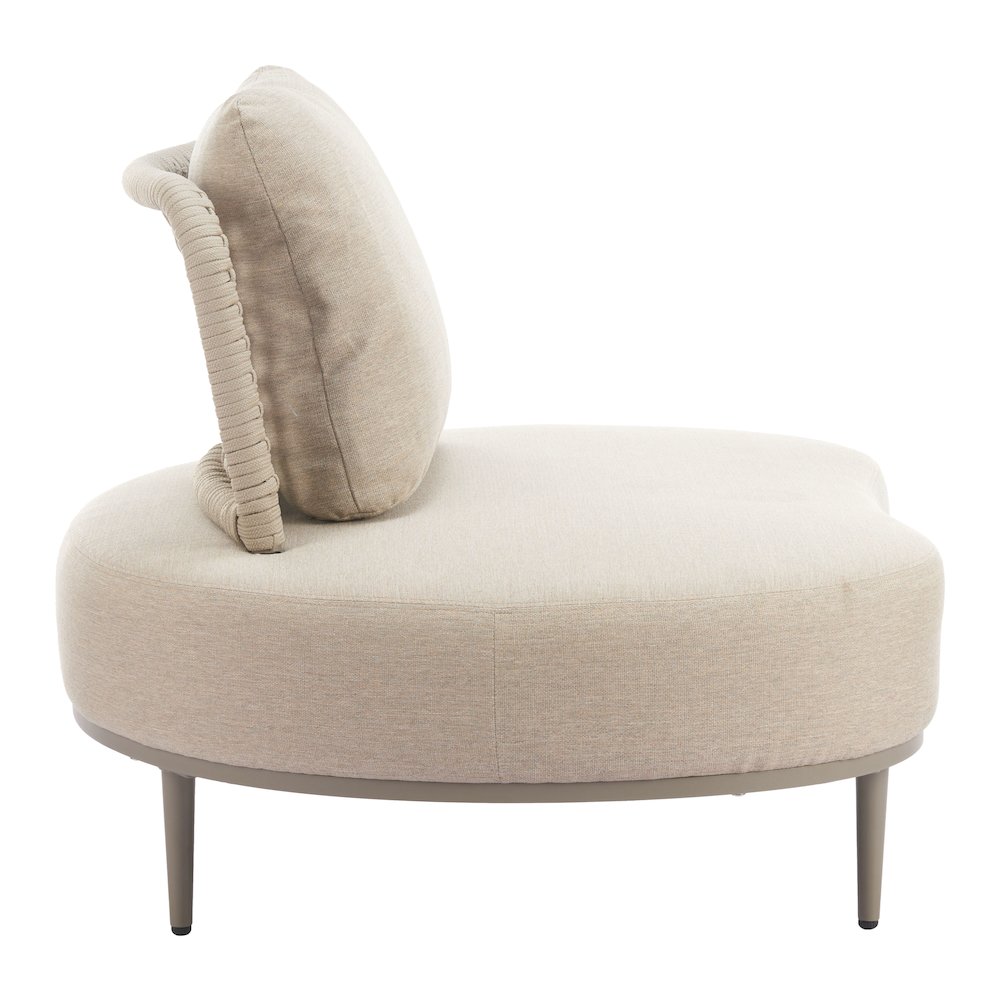 Ruhe Accent Chair Beige. Picture 2