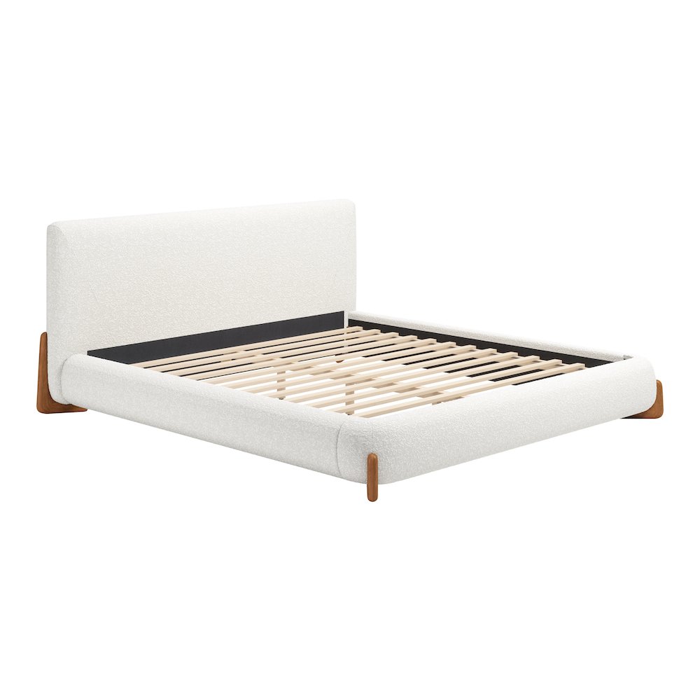 Baris King Bed Ivory. Picture 1