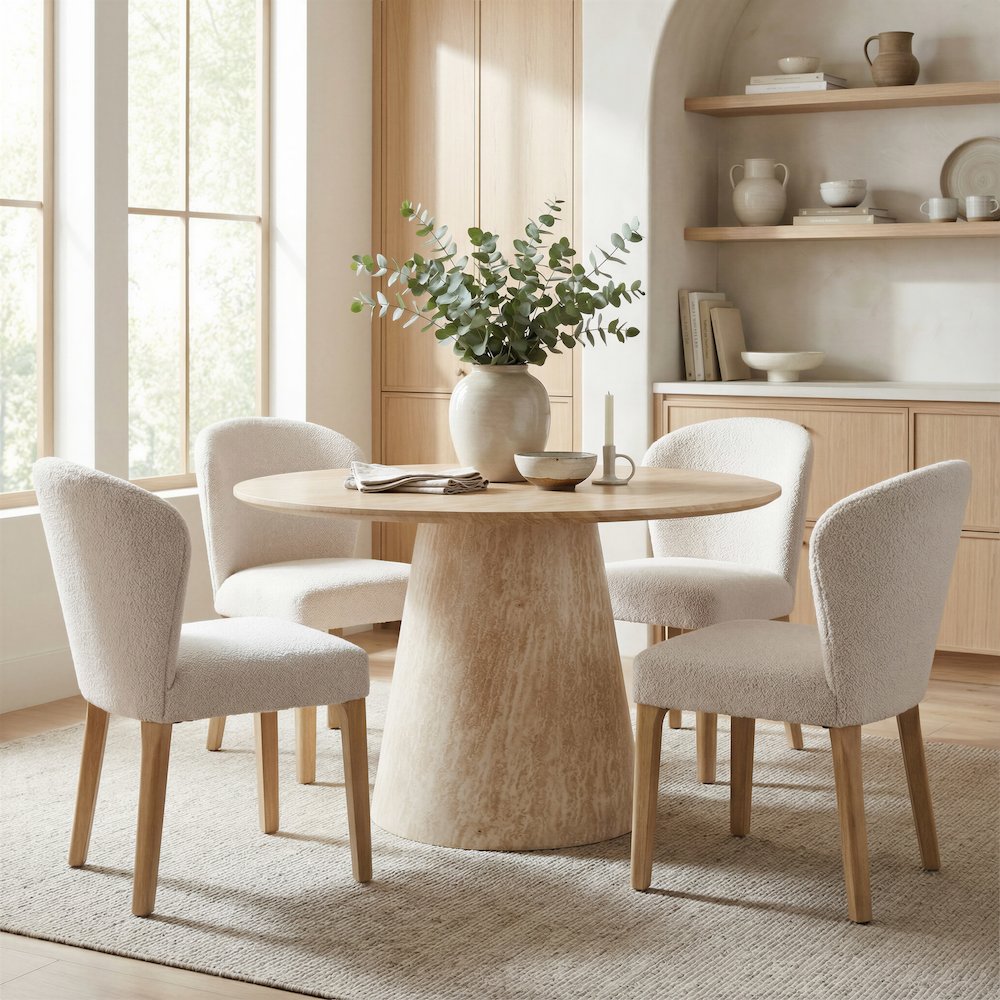 Mondstein Dining Chair (Set of 2) Ivory. Picture 2