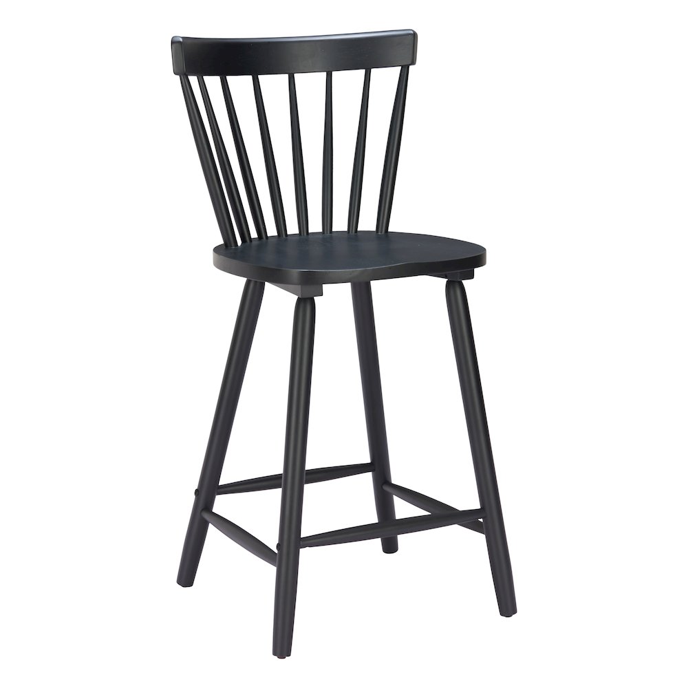 Tyce Counter Stool (Set of 2) Black. Picture 1
