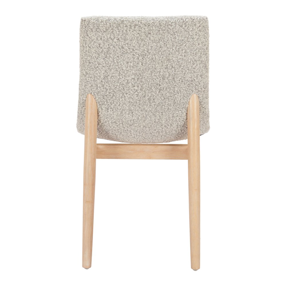 Raha Dining Chair (Set of 2) Gray & Whitewashed. Picture 6