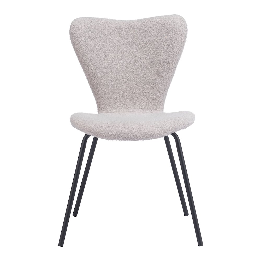 Thibideaux Dining Chair (Set of 2) Light Gray. Picture 3