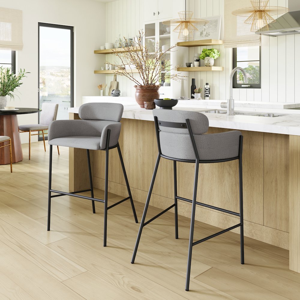Bremor Barstool Slate Gray. Picture 8