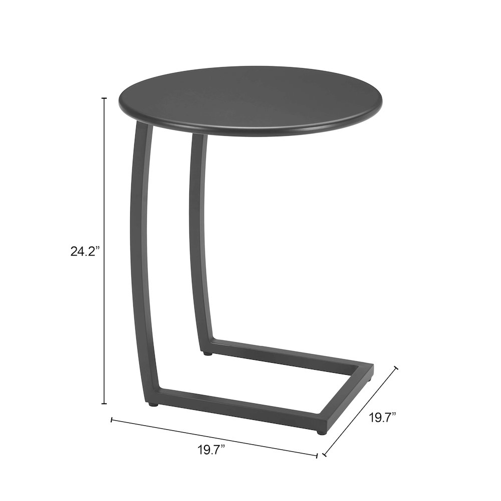 Noga End Table Black. Picture 7