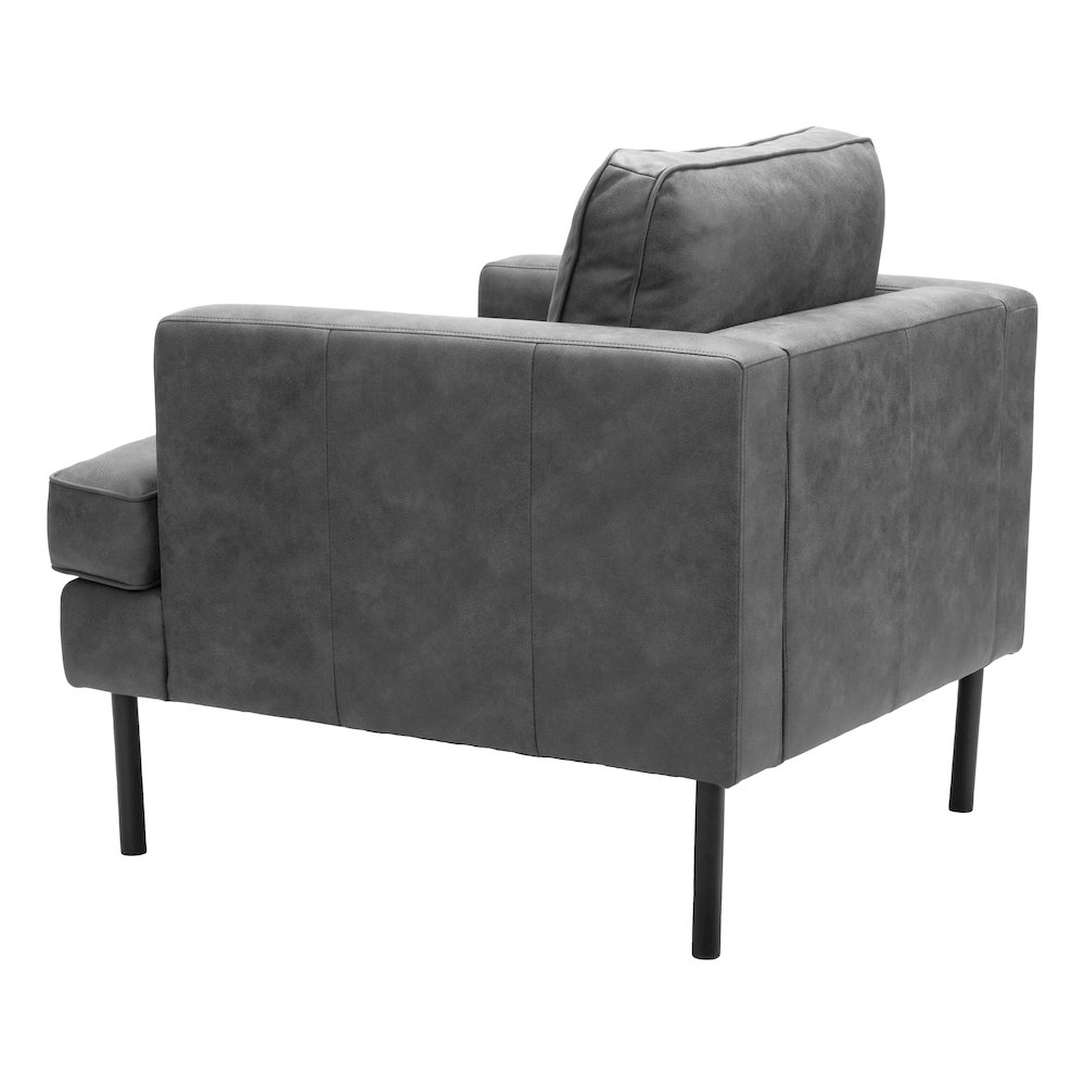 Decade Armchair Vintage Gray. Picture 5