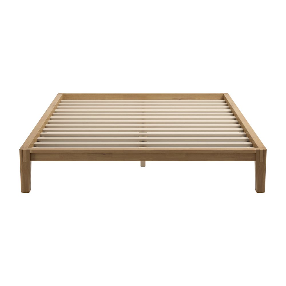 Luum Queen Platform Bed Frame Natural. Picture 5