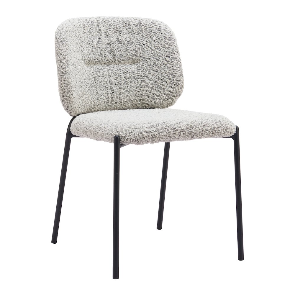 Plat Dining Chair (Set of 2) Gray. Picture 8