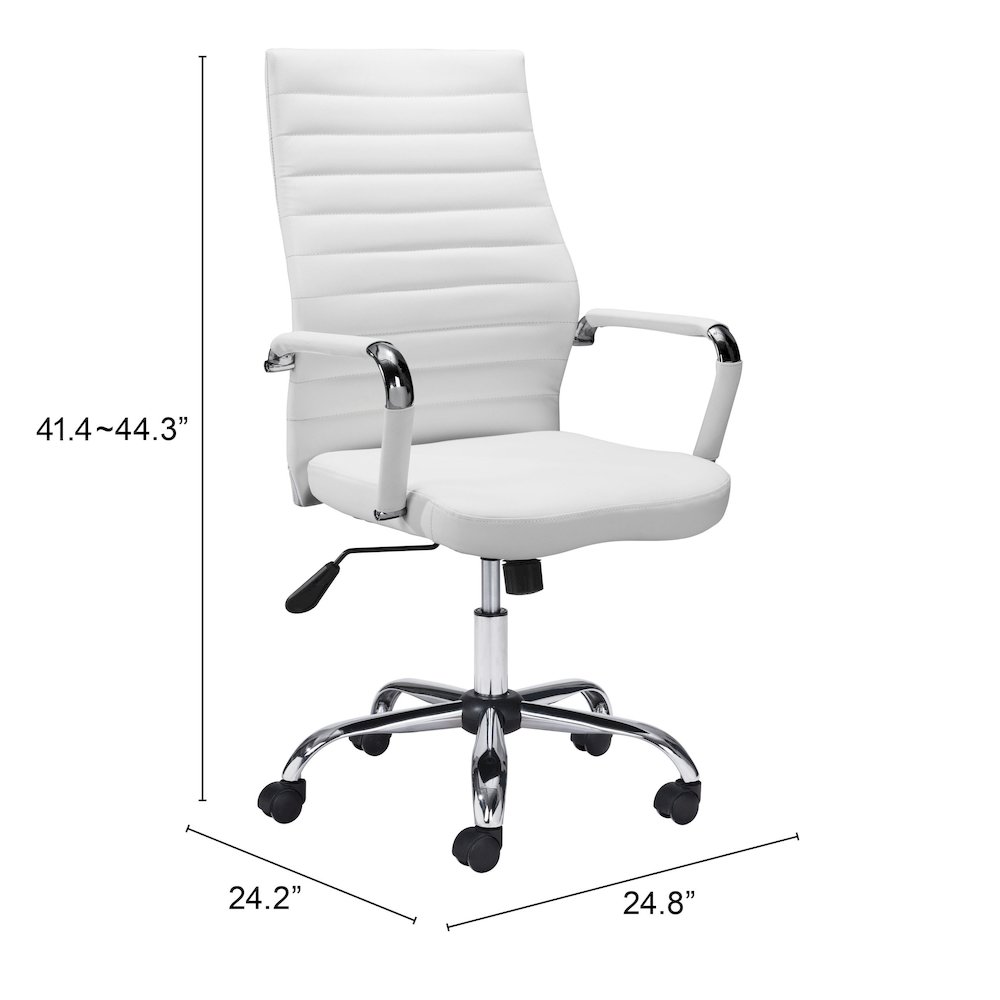 Primero Office Chair White. Picture 7