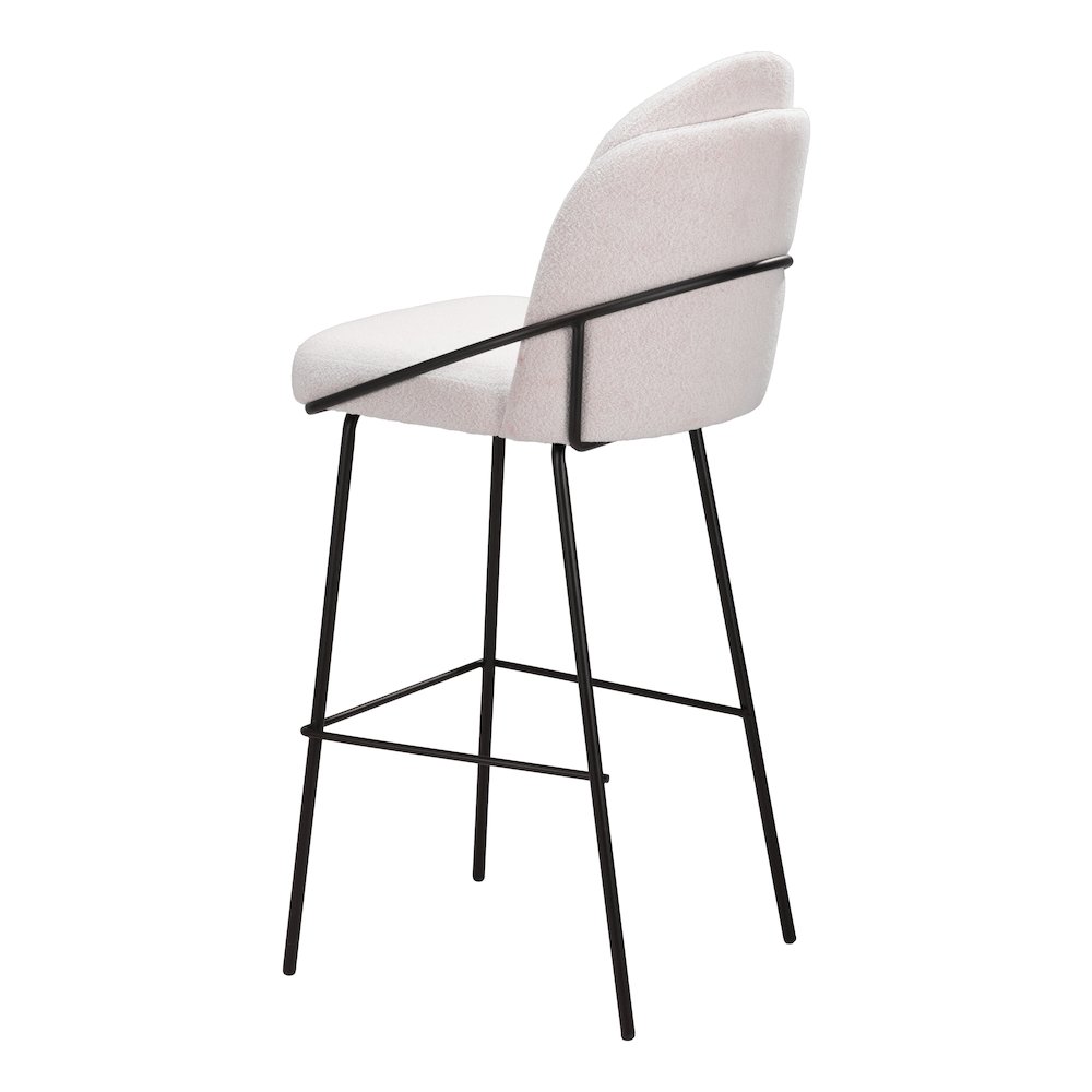 Jambi Barstool (Set of 2) Ivory. Picture 5