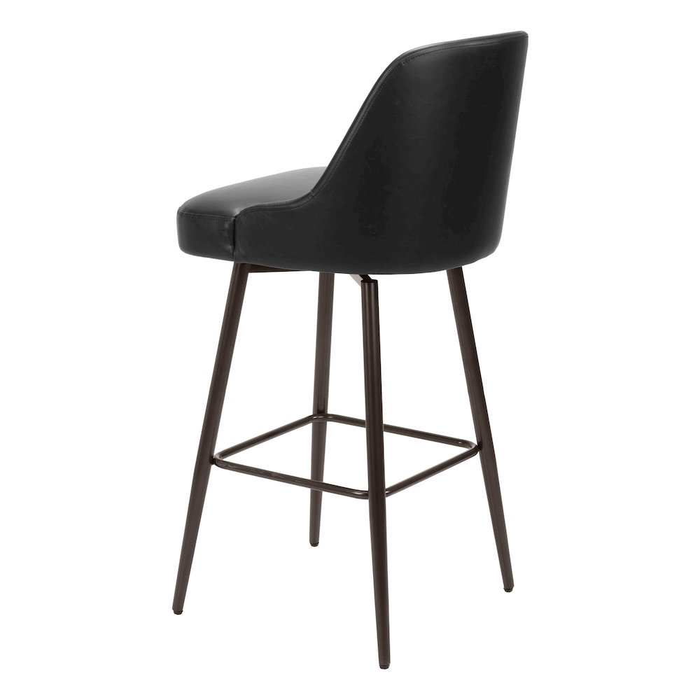 Keppel Swivel Barstool Black & Bronze. Picture 5