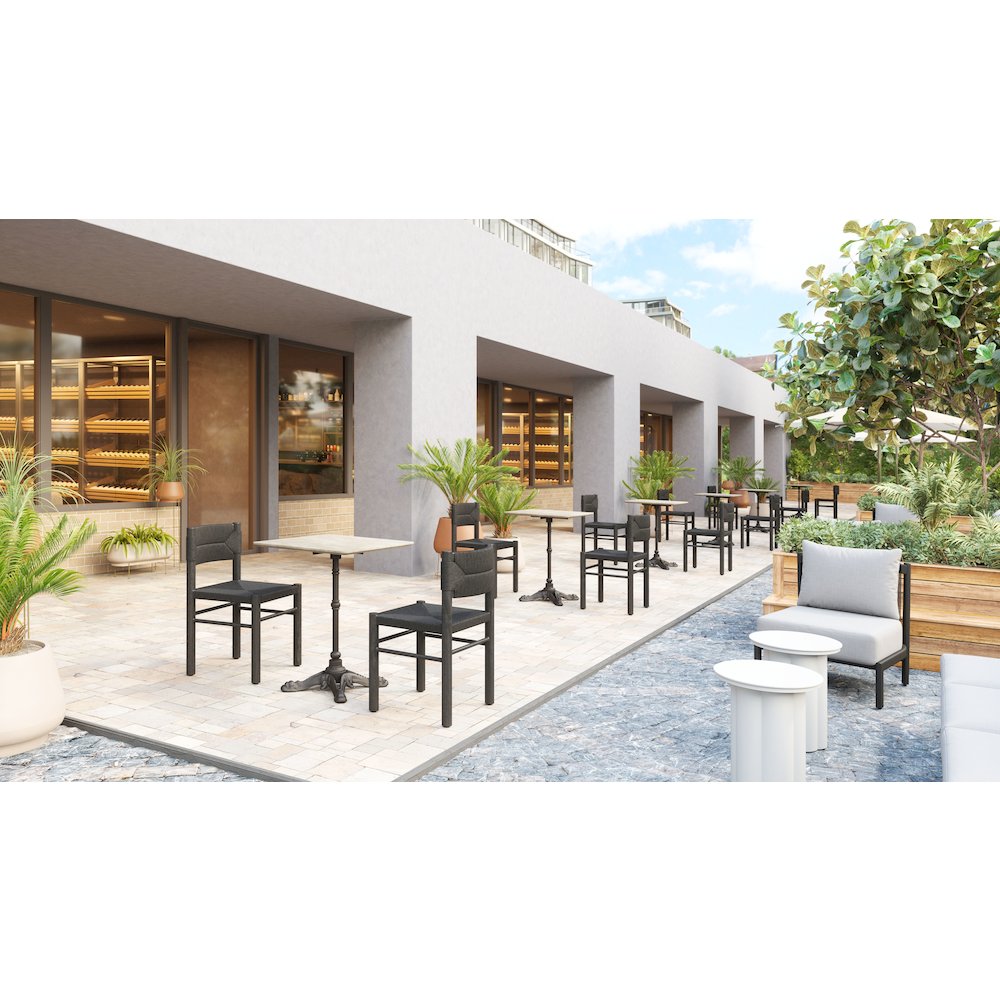Alfresco Dining Table Gray. Picture 9